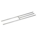 American Fireglass American Fireglass SS-H-48 48 x 8 in. Stainless Steel H-Burner SS-H-48